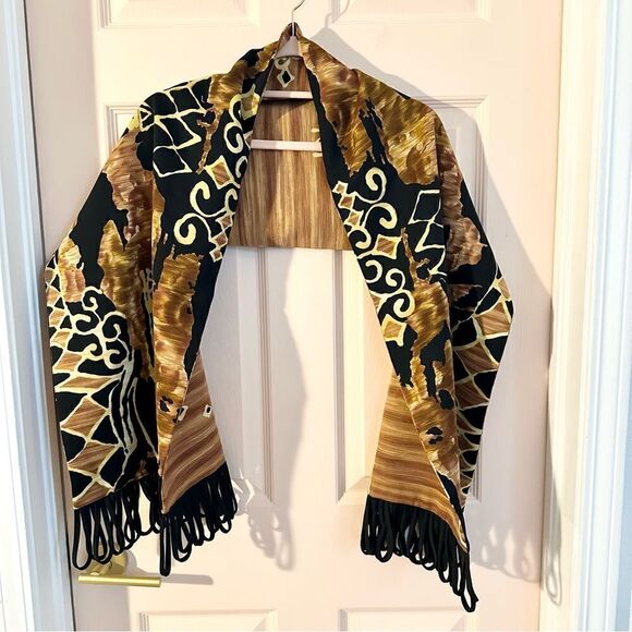 Vintage Accessories - $5 SALE Brown and black tribal print scarf